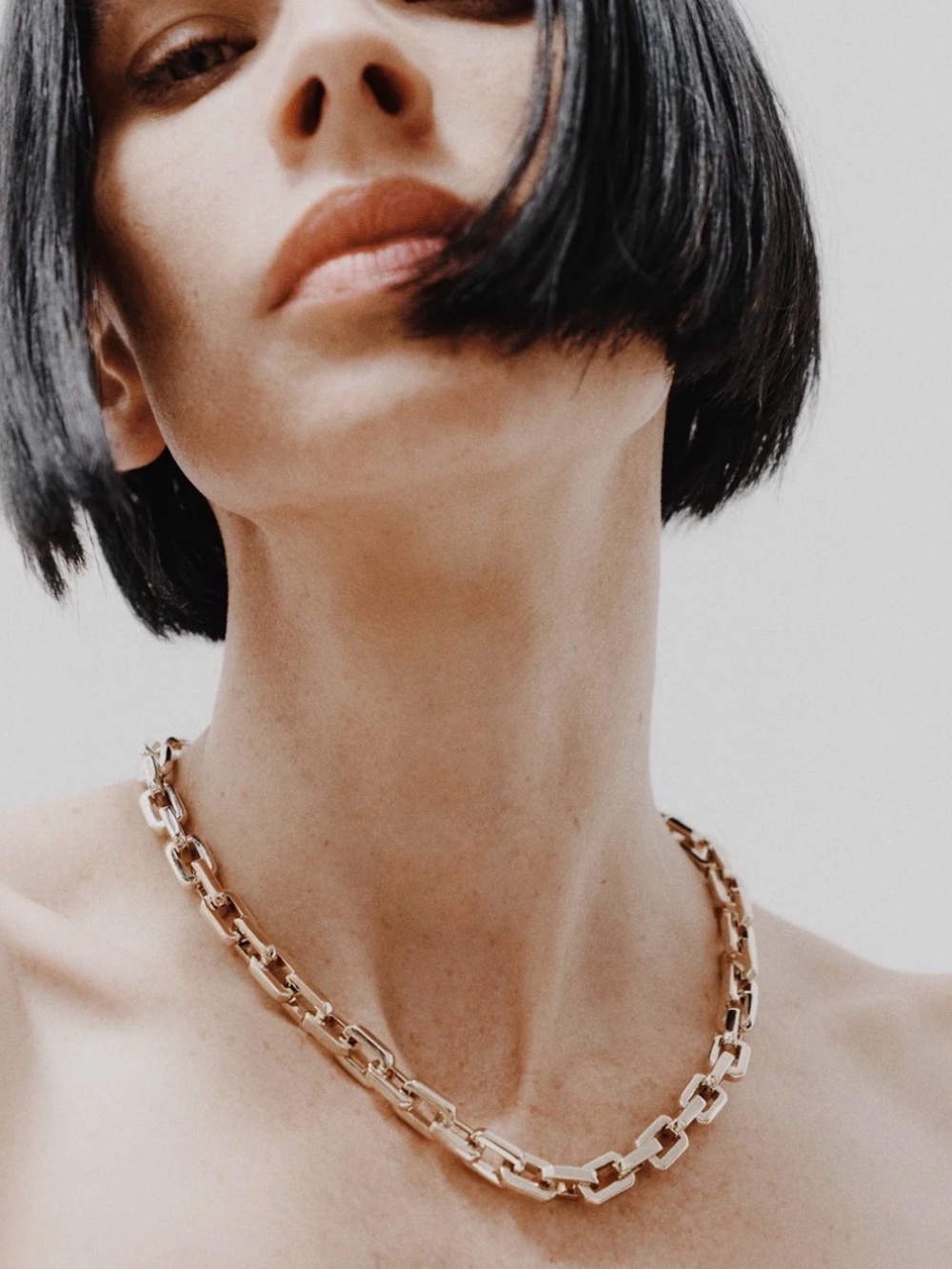 Eddie Borgo Supra Gold Link Chain Necklace 17”